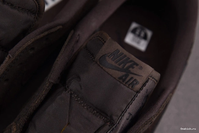 One Kick DM7866-202 Velvet OG Scott Travis Jordan 1 Air Low x Brown 0727